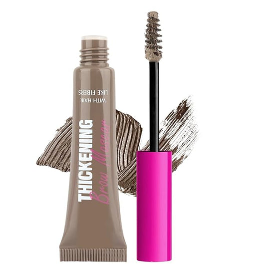 Tinted Thickening Brow Mascara,Brow Fast Sculpt,Waterproof, Transfer-proof, Brush to Fill in Eyebrows and Cover Gray Hairs - Cruelty Free - Light Medium Brown (1pc 01 Taupe)