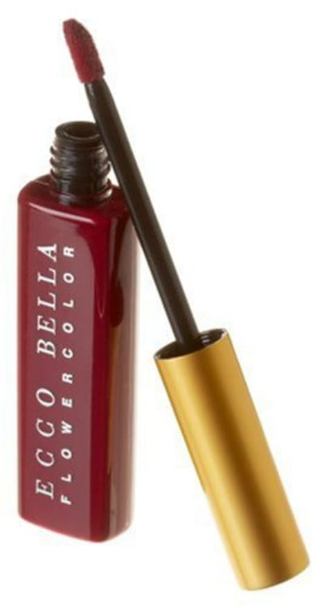 Ecco Bella Plant-Based Vegan Natural Glow Kit, Natural Lip Gloss (Power), FlowerColor Mascara (Brown)