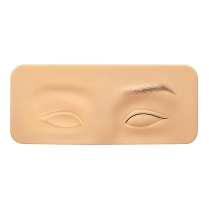 Tattoo Practice Skin for Eyebrows Eyeliner 3D Permanent Makeup Silicone Fake Skin Microblading Supplies for Beginners and Experienced Artists