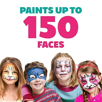Kraze FX Dome Stroke - Aurora (25 gm), Professional 1-Stroke Split Cake, Hypoallergenic, Non-Toxic, Water Activated Face & Body Painting Makeup Supplies for Sensitive Skin, Kid Safe, Adults