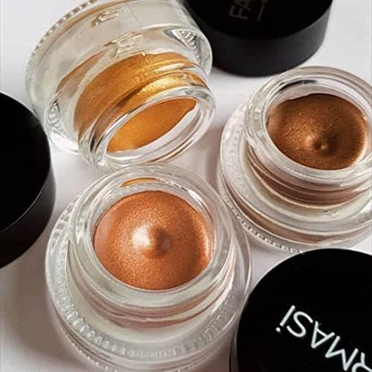 FARMASi Long Lasting Creamy Eyeshadow, Eye Makeup With Crease- Resistant Ingredients, Ultra Pigmented in Matte, Shimmer and Waterproof Finishes, 0.1 fl. oz / 3 ml (Go Green)