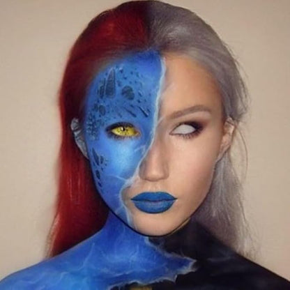 Mysense Royal Blue Face Body Paint Stick, Eye Black for Baseball Softball Football Lacrosse, Lipstick Facepaint for Halloween SFX Avatar Smurf Mystique Makeup