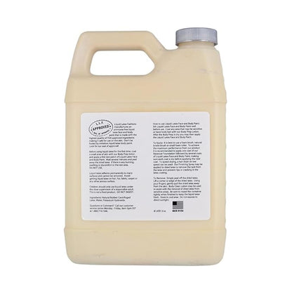 Flesh 32 Fl Oz - Liquid Latex Face and Body Paint, Ammonia Free No Odor, Arts and Crafts Paint for Halloween Zombie Cosplay!