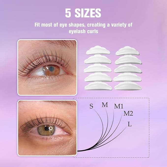 Lash Lift Kit Eyelash Perm Kit Eyelash Lift Kit Easy for Beginner and Professional Lash Perm Kit Achieve Salon-Quality Lashes Lift with Effective Result 5 * 5 ml