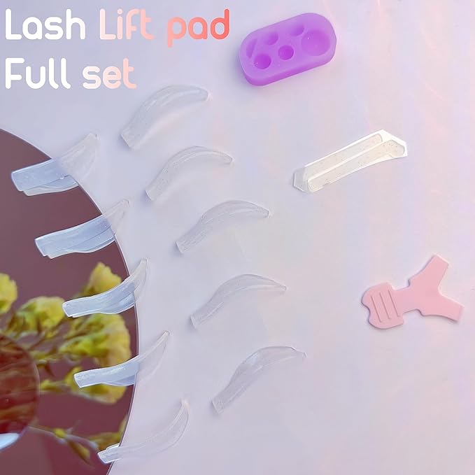 Lash Lift Shields L Curl Katya Vinog Eyelash Lifting Shield Bright Lami Lamination Roller Silicone Perm Rod No Glue On Eyelids Soft Lash Perming Pad Set For Lash Lift and Tint- Ribbons & Eye Patches