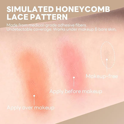 960 Pcs Double Eyelid Tape Invisible Breathable Eyelid Tape Lifter Strips for Hooded Eyes Natural Long-Lasting Lace Double Eye Lid Sticker with Tools - 20 Sheets Olive Shape