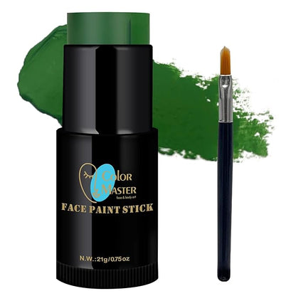 ColorMaster Green Eye Black Face Body Paint Stick (0.75oz) | Face Paint, Body Paint, & Foundation Cream Makeup
