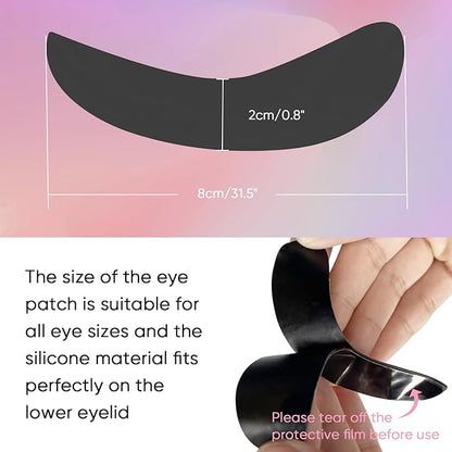 Libeauty Eyelash Lift and Tint Kit Fast Curling Coloring Lash Perm Black Dye Kit With L&C Shapes Lash Lifting Pads Suitable for Salon & Home Use