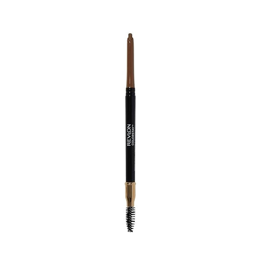 Revlon Eyebrow Pencil, Colorstay Eye Makeup with Eyebrow Spoolie, Waterproof, Longwearing Angled Precision Tip, 210 Soft Brown, 0.01 Oz