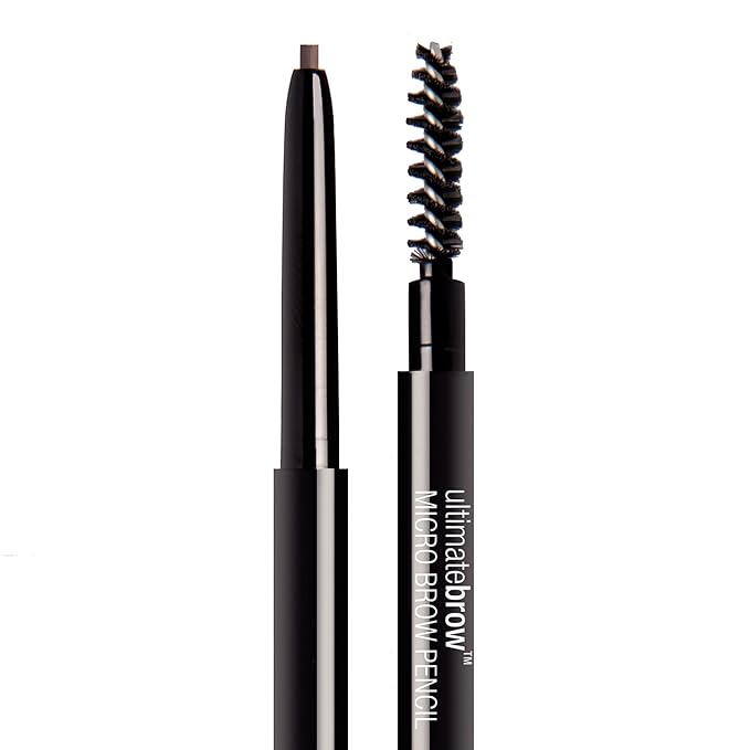 wet n wild Ultimate Brow Micro Eyebrow Retractable Pencil, Dark Brown, Ultra Fine 1.5mm Tip, Draws Tiny Brow Hairs