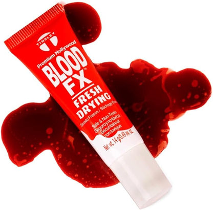 Tinsley Transfers Red Drying Blood Fx Makeup Adult Accessory, Multicolor