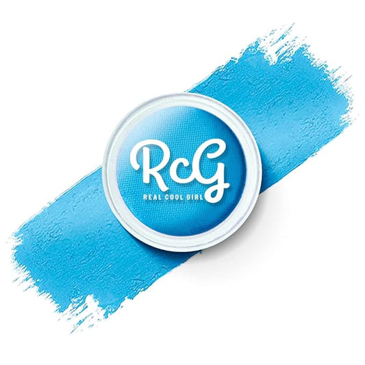RCG Water Activate Eyeliner - Makeup Artist | Influencers Choice Matte Colorful Wet Liner - Smudge Proof Face Body Paint Skin Safe & Child Friendly - 10 Grams per Container (After Storm - Light Blue)
