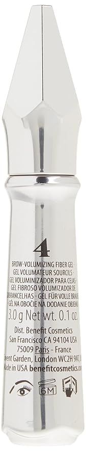 Benefit Gimme Brow Volumizing Fiber Gel # 4 Medium Dark Warm, 0.1 Oz