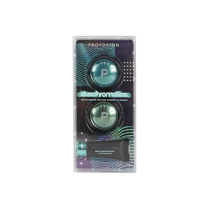 Profusion Cosmetics Multichrome Pigment and Face Primer, Raise Your Beauty With Multi Color Shifting Holographic Pigments in Flattering Shades for a Glamorous Look