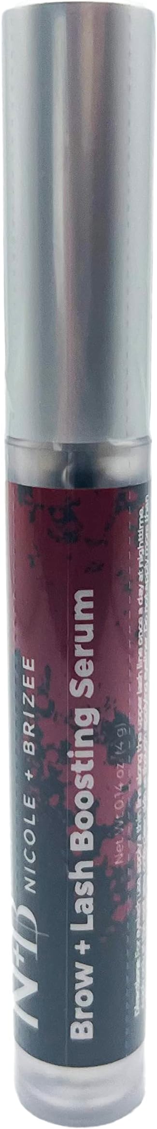 Brow & Lash Serum – Natural Formula with Biotin, Squalene, Ubiquinone, Wheat & Soy Amino Acids, Provitamin B5 – Supports Thicker, Fuller Lashes and Brows – Made in The USA - 1 Pack