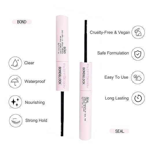 Lash Bond and Seal Lashes Cluster Glue DIY Lash Clusters Glue Individual Lashes Strong Hold 48-72 Hours DIY Suitable for Sensitive Eyes