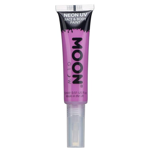 Intense Neon UV Face Paint 15ml Intense Purple