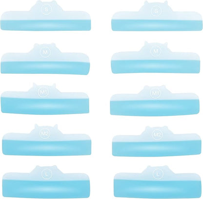 Lash Lift Pad, Eyelash Perming Rod, Soft Lash Lamination Curler Shield Mega L curl, 5 Size Pads Fit All Eyes and Lashes, Give Eyelashes Super Curl Never Pops Off Eyes -100 Applications