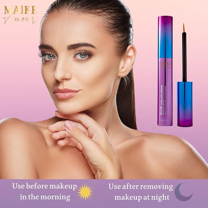 Advanced Lash Serum and Brow Enhancer | Grow Thicker, Longer Lashes for Long | Luscious Lashes and Eyebrows. Eyelash Growth Serum. (3 mL)