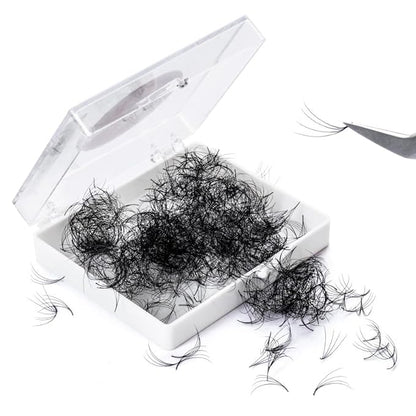 Loose Promade Fans - Natural Look Handmade Volume Eyelashes From 3D To 16D - C CC D DD Curl - False Lashes Extensions - Thickness 0.03~0.1 mm - 8~20 mm Length (10D-0.07-C (15mm))