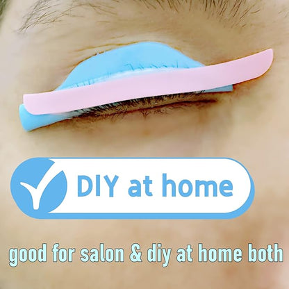 Silicone Ribbon Lash Lift Ribbons Reusable Eyelash Perm Stripe Cover Lami-Lamination eyelash Lifting Compensator 12 pairs Tapes Set Eyelashes On the Lash Perm Shield Rod firmly Neon Colors