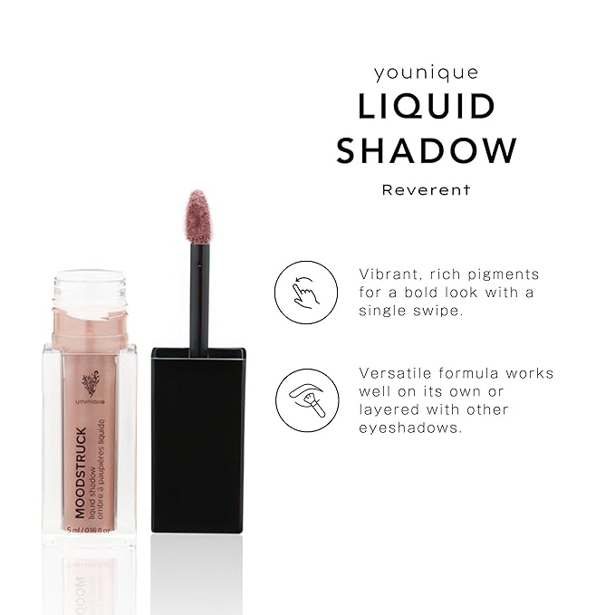 MOODSTRUCK Liquid Eyeshadow in REVERENT | CHAMPAGNE SATIN | Eye Make up | Quick Dry Cream-to-Powder Eye Shadow | High Pigment & Smudge Resistant Finish