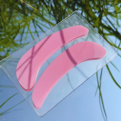 12 Piece Reusable Eye Pad Under Eye Patches Silicone Lash Lift Cover Eyelash Extension Patch Lower Lash Isolation Pads for Sensitive Skin During Eyelash Perm Lamination