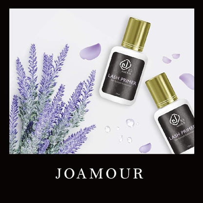 JOAMOUR Lavender Eyelash Extension Lash Primer 15ml | Professional Use for Lash Extension | Easy to remove Proteins and Oils | Nourish Your Natural Lash | Enhances Glue Retention & Dry Time