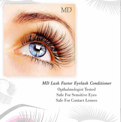 Lash Factor Eyelash Growth Serum | Enhances Your Natural Lashes For A Fuller, Longer & Denser Look | Eyelashs Enhancer for Women | 0.05 fl. oz e 1.5 ml - 6 Week supply