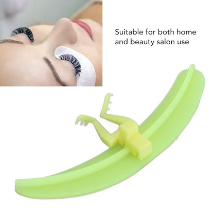 Eyelash Separator, Silicone Lash Extension Tool for Beginners Professional, Washable Reusable, Efficient Isolation Helper with 3 Colors (Yellow)