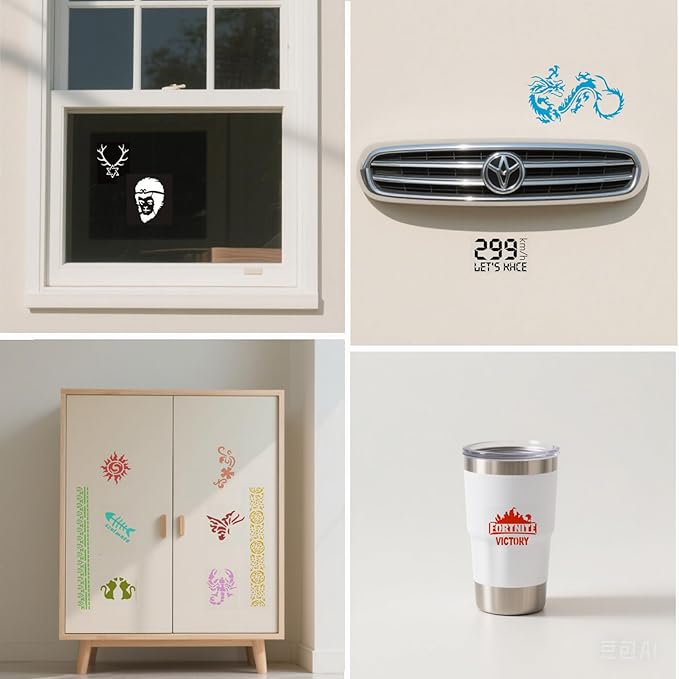 Temporary Tattoo Stencils, 20 Sheets Henna Tattoo Stencil Kit for Women Girls Kids and Boys Face Body Paint DIY Art Reusable Glitter Tattoo Stencils Pack Scorpion Monkey