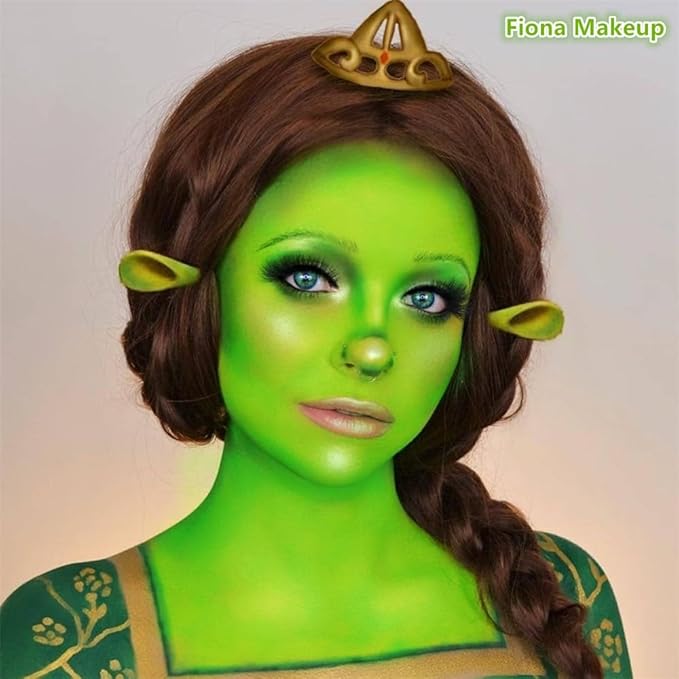 Go Ho Amazon Green Face Paint Stick,Water Based Cream Green Body Paint Washable,Highly Pigmented,Smooth and Safe for Skin,Halloween Costumes Cosplay SFX Hulk Witch Makeup