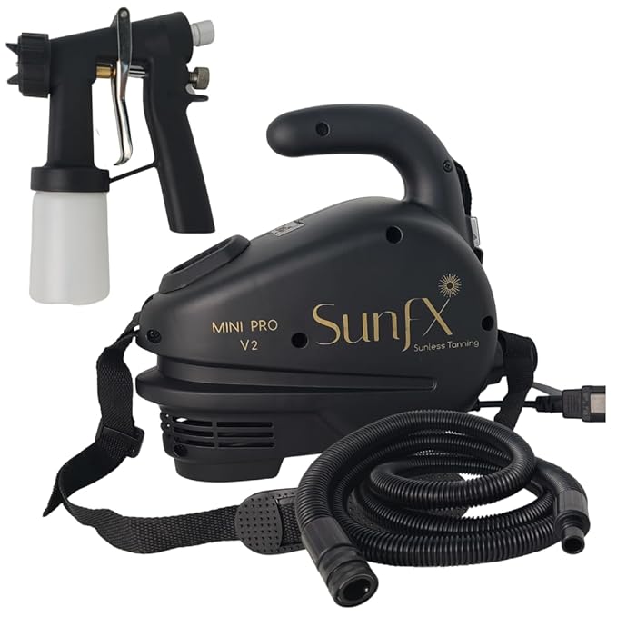 SunFX Pro Mini V2 Professional HVLP Sunless Tanning System | Professional Pop Up Sunless Tanning Booth