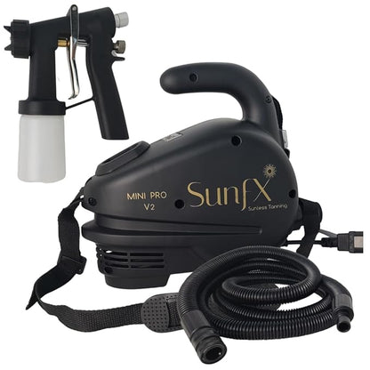 SunFX Pro Mini V2 Professional HVLP Sunless Tanning System | Professional Pop Up Sunless Tanning Booth