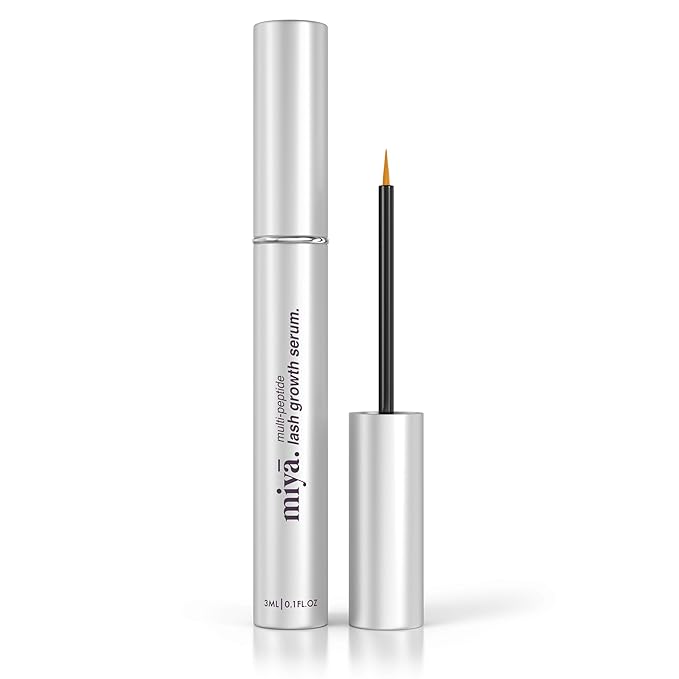 | Eyelash Growth Serum | Natural Lash Enhancer for Longer, Thicker Healthier Lashes | Gentle Effective Lash Growth Serum | Oil Free Lash Booster 3ml