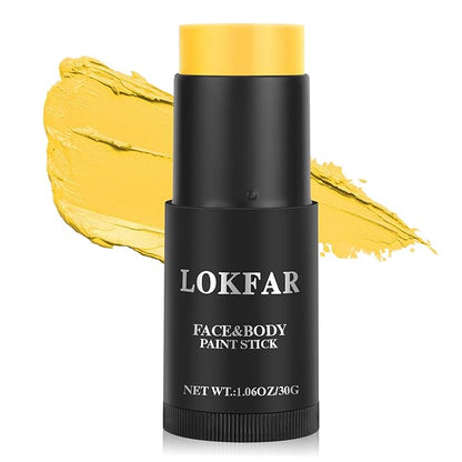 Yellow Face Paint, Cream-based Body Paint Stick【Larger Capacity】【High Pigment】【Long Lasting】Professional Paint Makeup Product For Halloween/Masquerade/Cosplay/Movie Makeup, 1.06 Oz/30g
