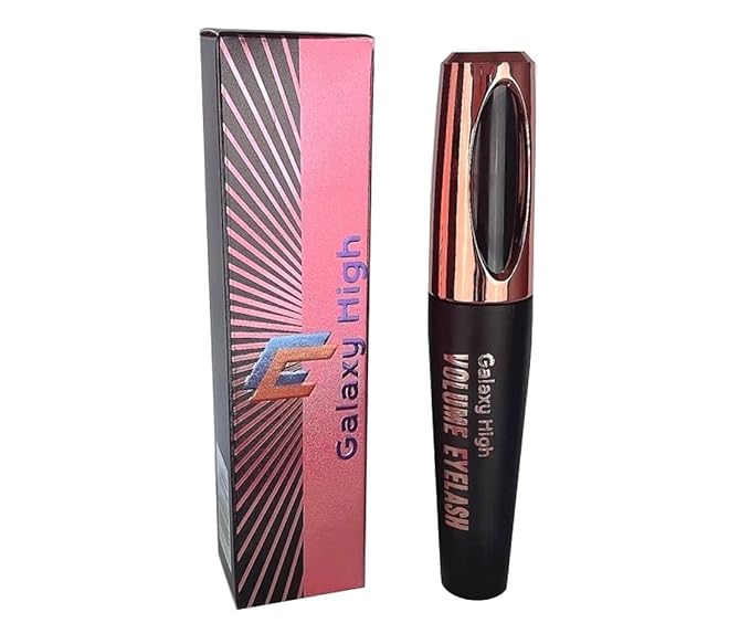 4D Silk Fiber Eyelash Mascara, Waterproof & Long-Lasting Mascara Black Volume