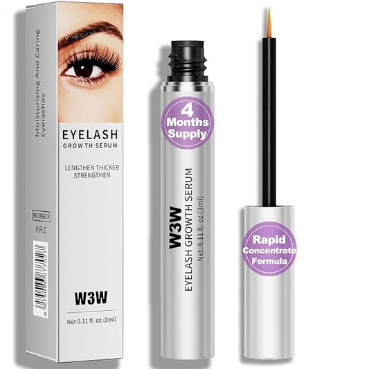 Lash Serum,Eyelash Serum,Eyelash Growth Serum - Rapid Eyelash Growth Serum for tronger, Healthier Lashes & Brows, Vegan & Cruelty-Free (1 PCS)
