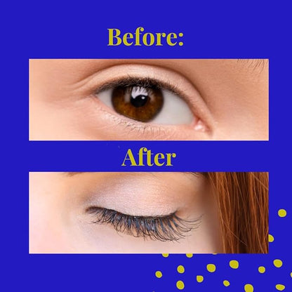 Premium Eyelash serum for longer, thicker and darker lashes, 100% natural with no side effects, amazing results just in 4 weeks. 3ML/0.1FL.OZ