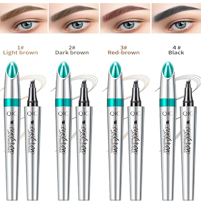 Eyebrow Pencil - Eyebrow Microblading Pen - Liquid Waterproof - Dark Brown