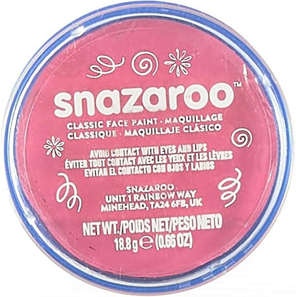 Snazaroo Classic Face and Body Paint, 18.8g (0.66-oz) Pot, Bright Pink