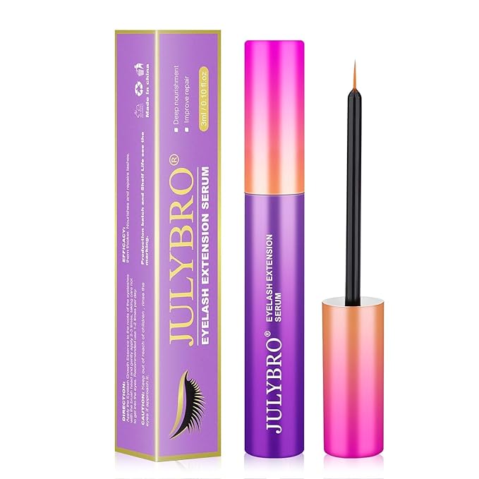 Eyelash Growth Serum(3ML), Eyelash Extension Serum with Natural Ingredients for Eyelash and Eyebrow,Eyelash Growth Serum to Grow Lashes Thicker Lash Enhancing Serum
