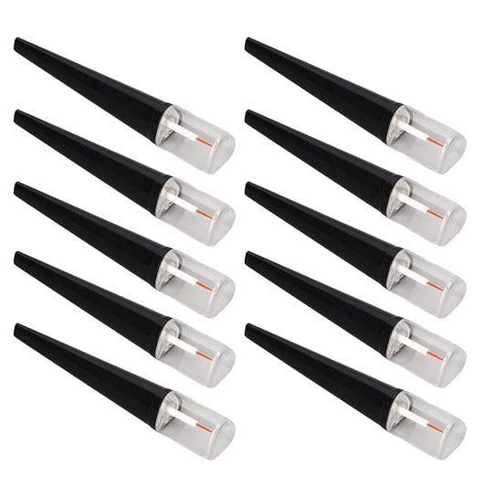 10pcs Eyelash Liquid Bottle, Empty Refillable Plastic Clear Bottle Container Eyelashes Tube, Bottle with Wand Applicators, Eye Gloss Liquid Tube Bottle