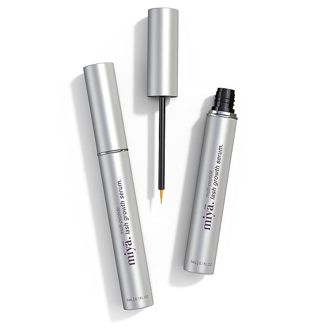 | Eyelash Growth Serum | Natural Lash Enhancer for Longer, Thicker Healthier Lashes | Gentle Effective Lash Growth Serum | Oil Free Lash Booster 3ml