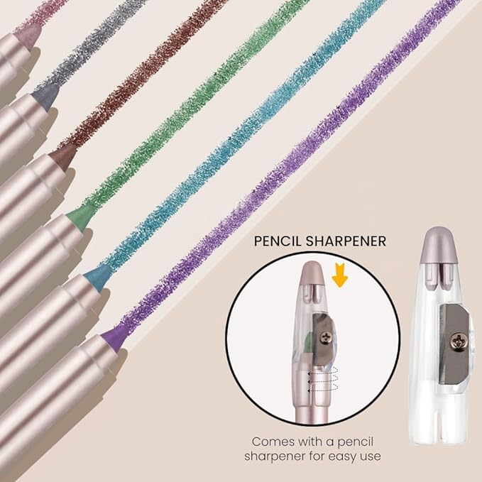 3Pcs Cream Eyeshadow Sticks Sets,Bronze Champagne Taupe Shimmer Matte Pencil Eyeshadow Applicator Stick,Cream Eye Shadow Brightener Stick,Eye Makeup Palette Long Lasting Naturing-Looking