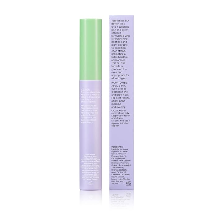 Glossmetics Healthy Brow and Lash Serum. Advanced Eyelash Serum for Thicker, Longer Eyelashes and Eyebrows. Vegan & Cruelty-Free Lash Enhancing Formula to Boost Longer and Fuller Looking Lashes