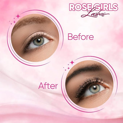 Loose Promade Fans - Natural Look Handmade Volume Eyelashes From 3D To 16D - C CC D DD Curl - False Lashes Extensions - Thickness 0.03~0.1 mm - 8~20 mm Length (14D-0.03-CC (14mm))