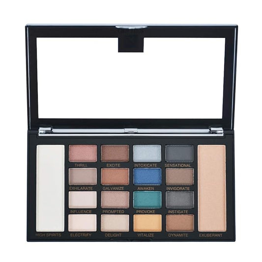 16 Color eyeshadow Palette Matte Face Highligter Powder and Matte Multifunctional Makeup Set Eyeshadow Palette 1 Color Face Highligter Powder 1 Color Face Bronzer Powder Palette 2 Specular Highlights 5.5oz