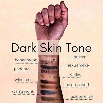 Wine Deep Purple Red Shimmer Pressed Powder Single Vegan Eyeshadow; Talc, Paraben & Cruelty Free