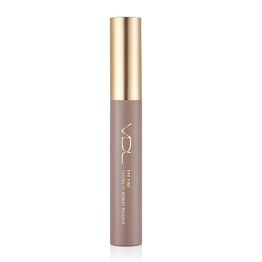 VDL Eye Fine Curling Fix Moment Mascara - Smudge-Proof Curling Mascara for Lengthening and Lifting Short, Straight Lashes (0.25 oz) | Korean Makeup